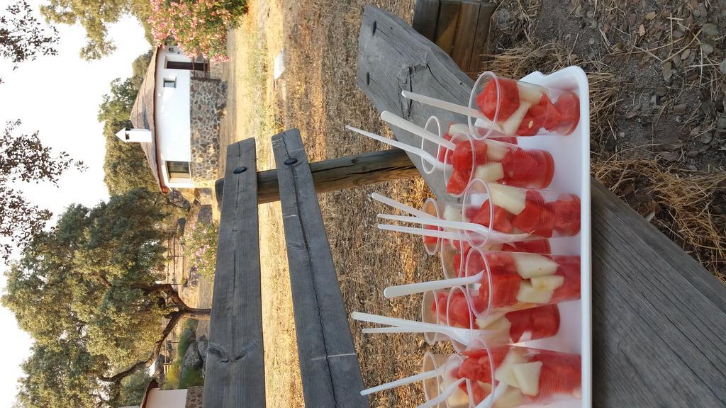 Chozos De La Dehesa Apart otel La Roca de la Sierra Dış mekan fotoğraf